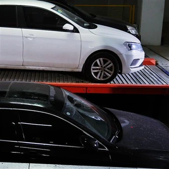 System Parcio Pos sy'n arbed lle gyda Phyllau